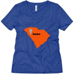 Ladies Relaxed Fit V-Neck Tee