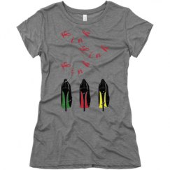 Ladies Slim Fit Super Soft Triblend Tee