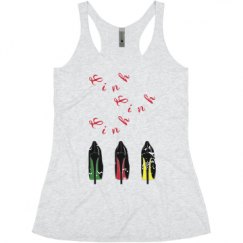 Ladies Slim Fit Super Soft Racerback Triblend Tank