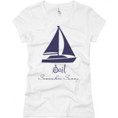 Ladies Slim Fit Basic Promo Jersey Tee