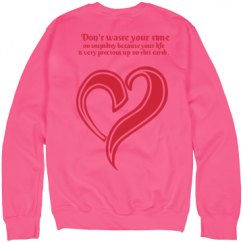 Unisex Neon Crewneck Sweatshirt