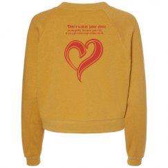 Women's Raglan Pullover Fleece