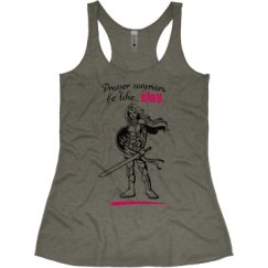 Ladies Slim Fit Super Soft Racerback Triblend Tank