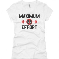 Ladies Slim Fit Basic Promo Jersey Tee