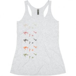 Ladies Slim Fit Super Soft Racerback Triblend Tank