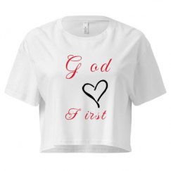 Ladies Festival Cali Crop Top Tee