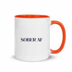 11oz Ceramic Mug with Color Inside