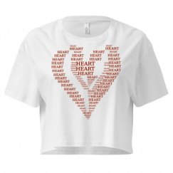 Ladies Festival Cali Crop Top Tee