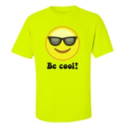 Unisex Ultra Cotton Safety Neon Crewneck Tee