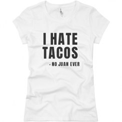 Ladies Slim Fit Basic Promo Jersey Tee