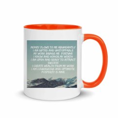 11oz Ceramic Mug with Color Inside