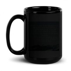 15oz Black Glossy Mug