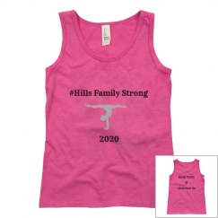 youth Hills Family strong Tank Pink