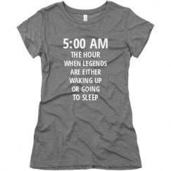 Ladies Slim Fit Super Soft Triblend Tee