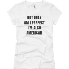 Ladies Slim Fit Basic Promo Jersey Tee