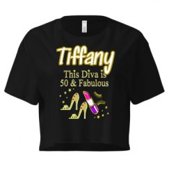 Ladies Festival Cali Crop Top Tee