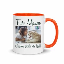 11oz Ceramic Mug with Color Inside