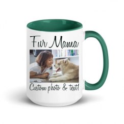 15oz Ceramic Mug with Color Inside