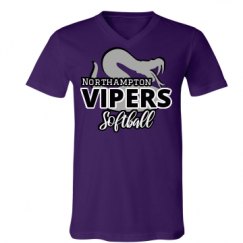 Unisex V-Neck Jersey Tee