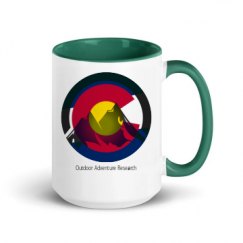 15oz Ceramic Mug with Color Inside