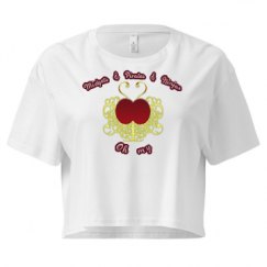 Ladies Festival Cali Crop Top Tee