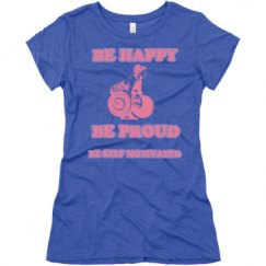 Ladies Slim Fit Super Soft Triblend Tee