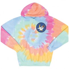 Unisex Tie-Dye Fleece Hoodie