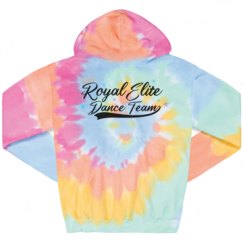 Unisex Tie-Dye Fleece Hoodie