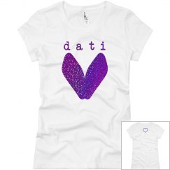 CW Dati slimfit glitter top