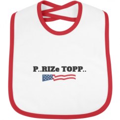 Infant Contrast Trim Bib