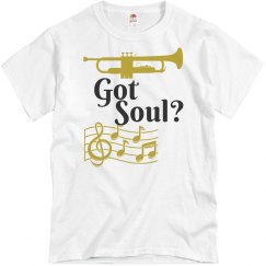 White Tee w/gold graphics