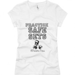 Ladies Slim Fit Basic Promo Jersey Tee