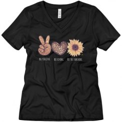 Ladies Relaxed Fit V-Neck Tee