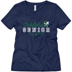 Wildcats Senior 2023 V-Neck Black