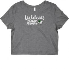 Ladies Slim Fit Crop Top Tee