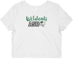 Ladies Slim Fit Crop Top Tee