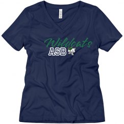 Wildcats ASB V-Neck Relaxed White