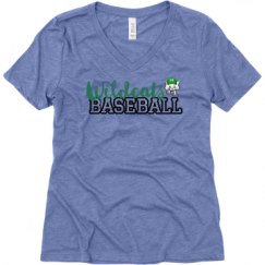 Ladies Relaxed Fit Super Soft Triblend V-Neck Tee