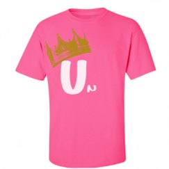 Unisex Ultra Cotton Safety Neon Crewneck Tee
