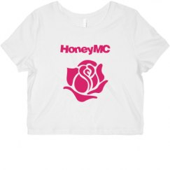 Ladies Slim Fit Crop Top Tee