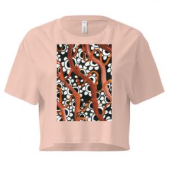 Ladies Festival Cali Crop Top Tee