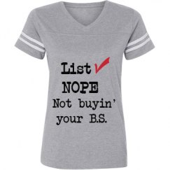 Ladies Relaxed Fit Vintage Sports Tee