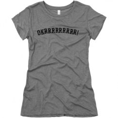 Ladies Slim Fit Super Soft Triblend Tee