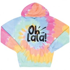 Unisex Tie-Dye Fleece Hoodie