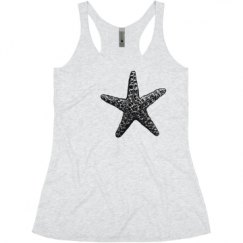 Ladies Slim Fit Super Soft Racerback Triblend Tank