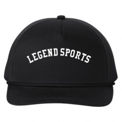 Snapback Five-Panel Rope Hat