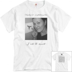 Jodi Bassett ME is not CFS T-Shirt White Unisex T-Shirt