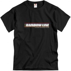 rainbow line tee