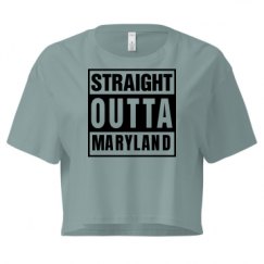 Ladies Festival Cali Crop Top Tee