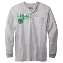 Unisex Carhartt Long Sleeve Henley Tee 